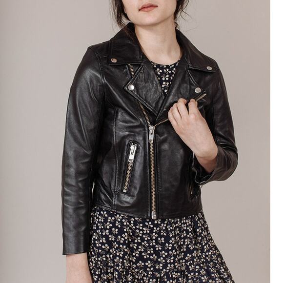 GANNI ラムレザージャケット GANNI ラムレザージャケット GANNI ラムレザージャケット GANNI